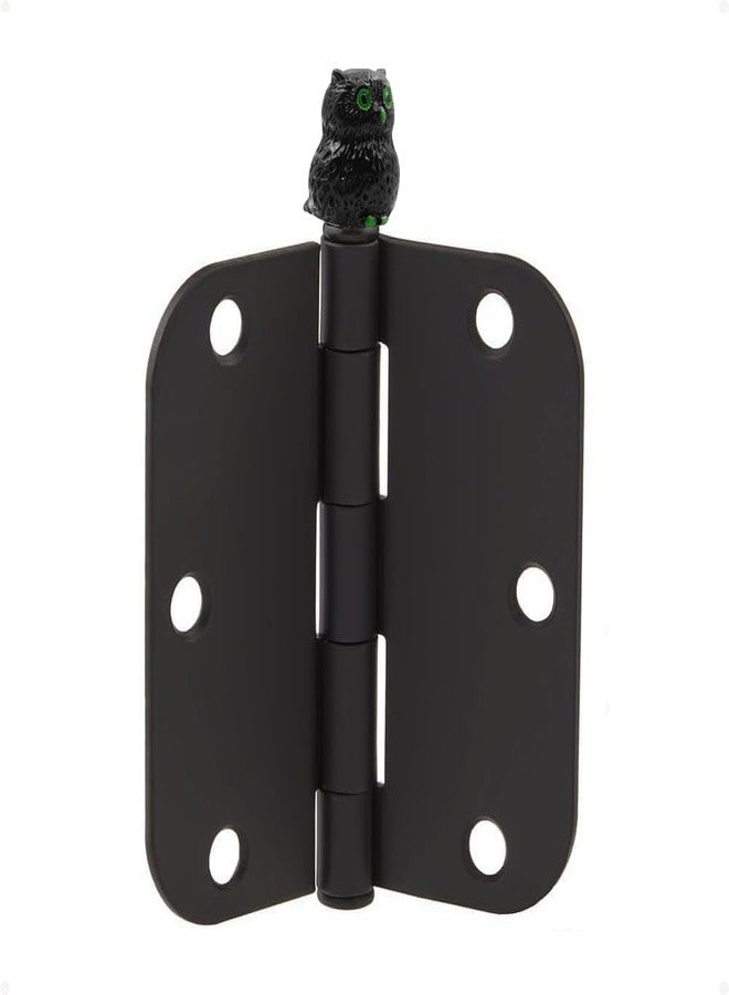 Wallertree Black Owls Hinge Heads Decorative Topper Set of 6 - Whimsical Animals Hinge Head Toppers - Magnetic Door Hinge Caps for Home Decoration - Image 4